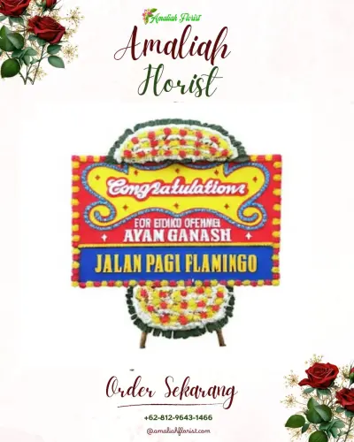 Bunga Papan Congratulation di Ranah Parak Rumbio